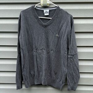 Lacoste | Mens Pullover V-neck Sweater size 6 Extra Large